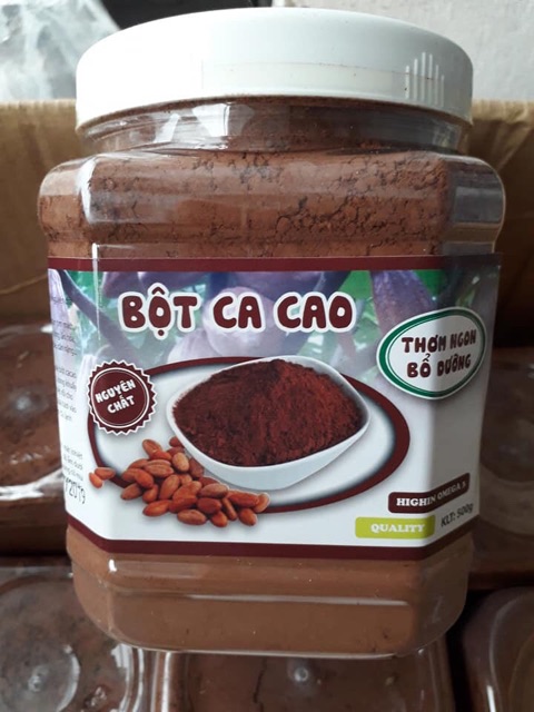 Bột ca cao loại thơm ngon nhất - nguyên chất 1kg [Pha uống trực tiếp, làm bánh]