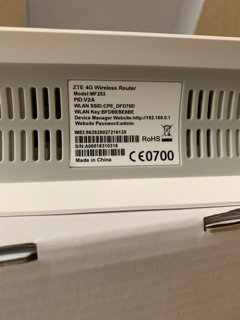 Phát wifi từ Sim 3g/4g ZTE MF253