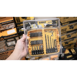 Bộ mũi khoan và đầu vít 27 chi tiết dewalt dt71507