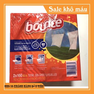 Giấy thơm BOUNCE mỹ hộp( 160 tờ)