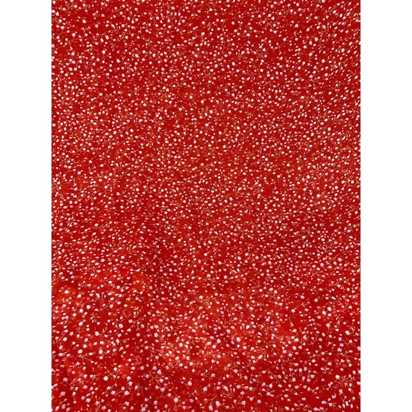 Vải voan chiffon hoa nhí may áo kiểu đầm áo dài