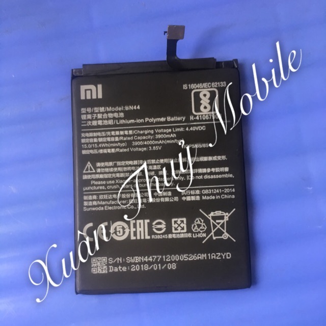 Pin Xiao-mi Redmi 5 Plus BN44