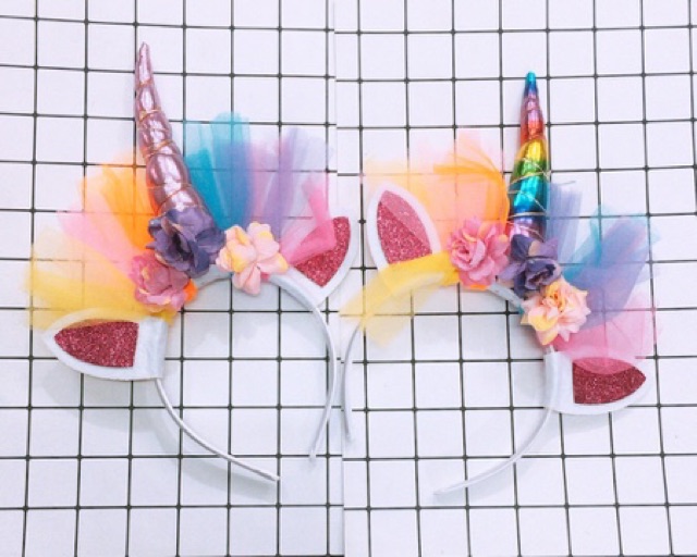 Bờm tóc pony chơi trung thu hóa trang, bờm pony có đèn bờm hoá trang