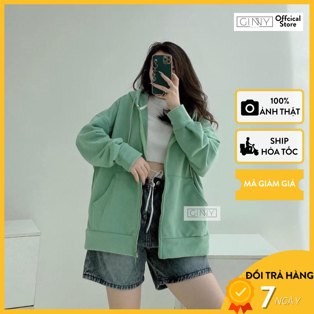 ÁO KHOÁC THUN TERRY XANH MINT|Thời Trang|Phong cách