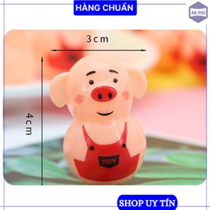 Đồ chơi lật đật mini hình lợn con đáng yêu