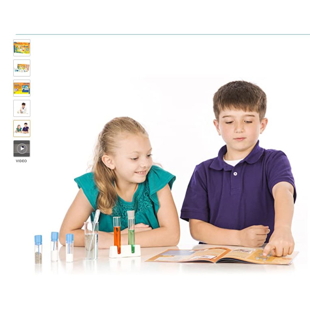 Bộ đồ chơi bé làm nhà khoa học nhí thí nghiệm Thames & Kosmos (Kids First Chemistry Set Science Kit 642921)