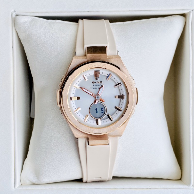 Đồng Hồ Casio Nữ Dây Nhựa BABYG MSG-S200G-4ADR Chính Hãng