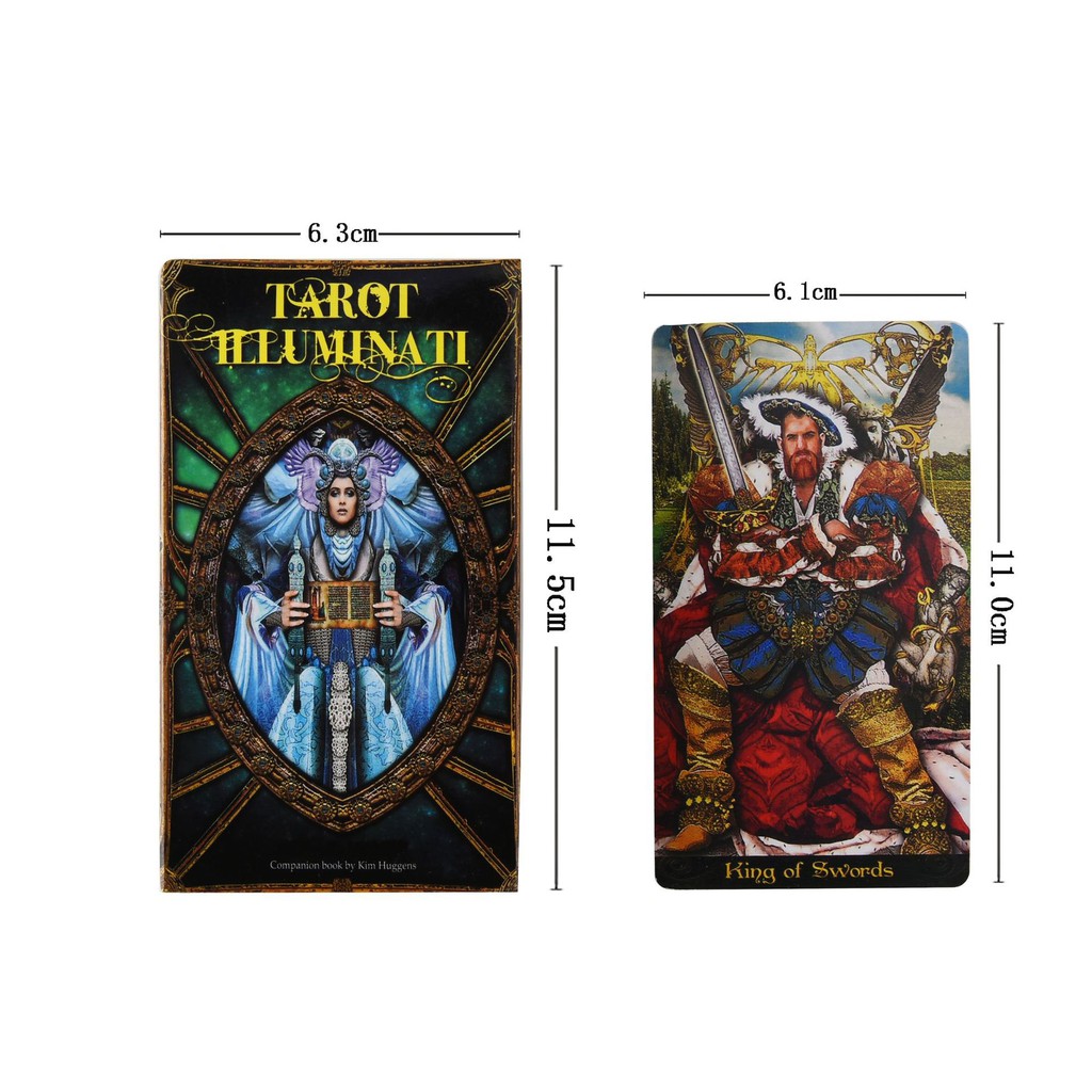 Bộ Bài Tarot Illuminati Kit Deck M11 New