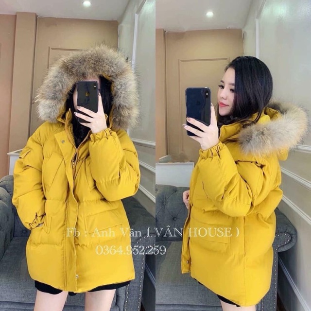 Phao béo QC bổ sung thêm vàng cam, nâu nhé ce 💋 🎼🎼5 màu chuẩn hồng đỗ - đen - vàng - trắng sữa - hồng nhạt Áo phao b