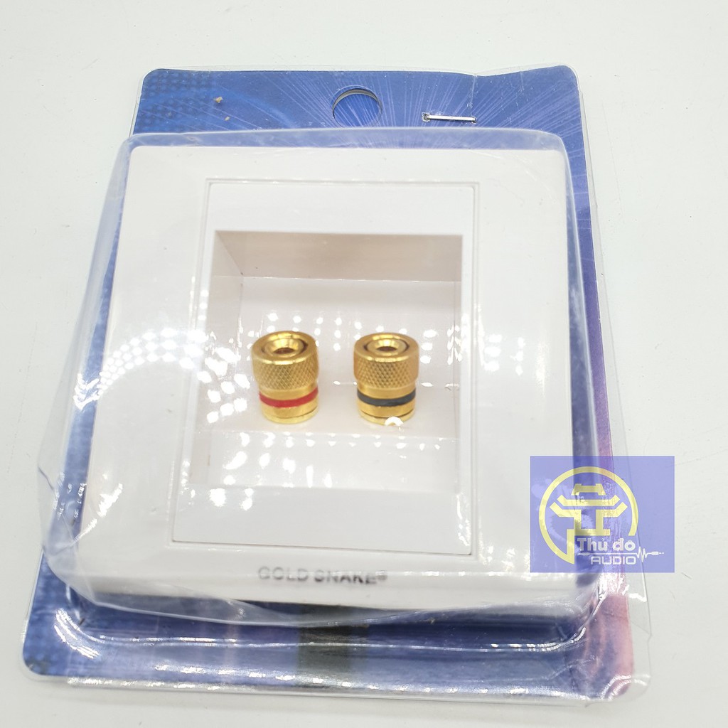 01 cái hậu loa 2 cọc Gold Snake cao cấp - Cọc loa đôi Gold Snake - Trạm loa, máng loa
