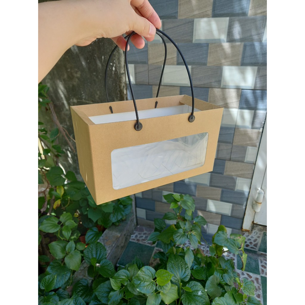 25 cái - Hộp giấy kraft đựng quà tặng, bánh trung thu,bánh mì hoa cúc - Hộp số 38 | BigBuy360 - bigbuy360.vn