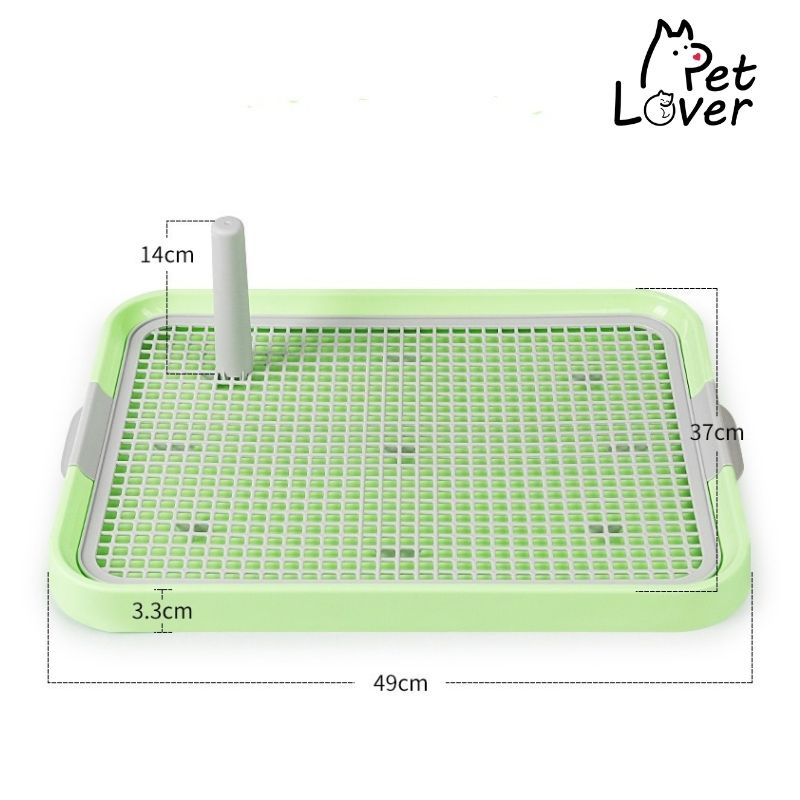 Khay vệ sinh cho chó, khay đi vệ sinh cho chó, phù hợp cho chó dưới 7kg