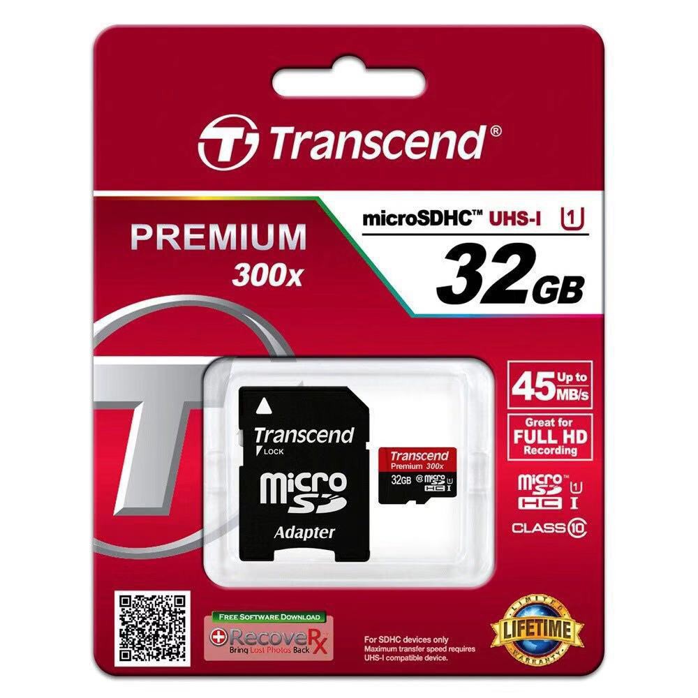 Nơi❈✒♠Thẻ Nhớ Micro SD Transcend Nhiều Dung Lượng Có Sẵn Tùy Chọn 8GB 16GB 32GB 64GB