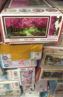 Tranh đính đá con đường tình yêu