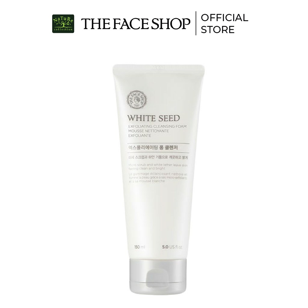 Sữa Rửa Mặt Làm Sáng Da TheFaceShop White Seed Exfoliating Cleansing Foam 150ml