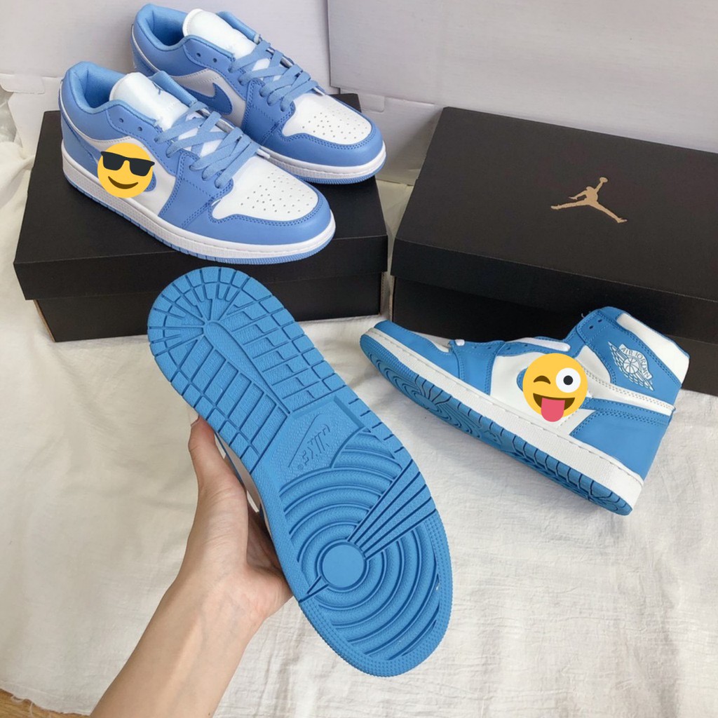 Giày Sneaker 💖𝐅𝐑𝐄𝐄𝐒𝐇𝐈𝐏💖 Giày Thể Thao Xanh Dương Cổ Cao Full Size Nam Nữ | BigBuy360 - bigbuy360.vn