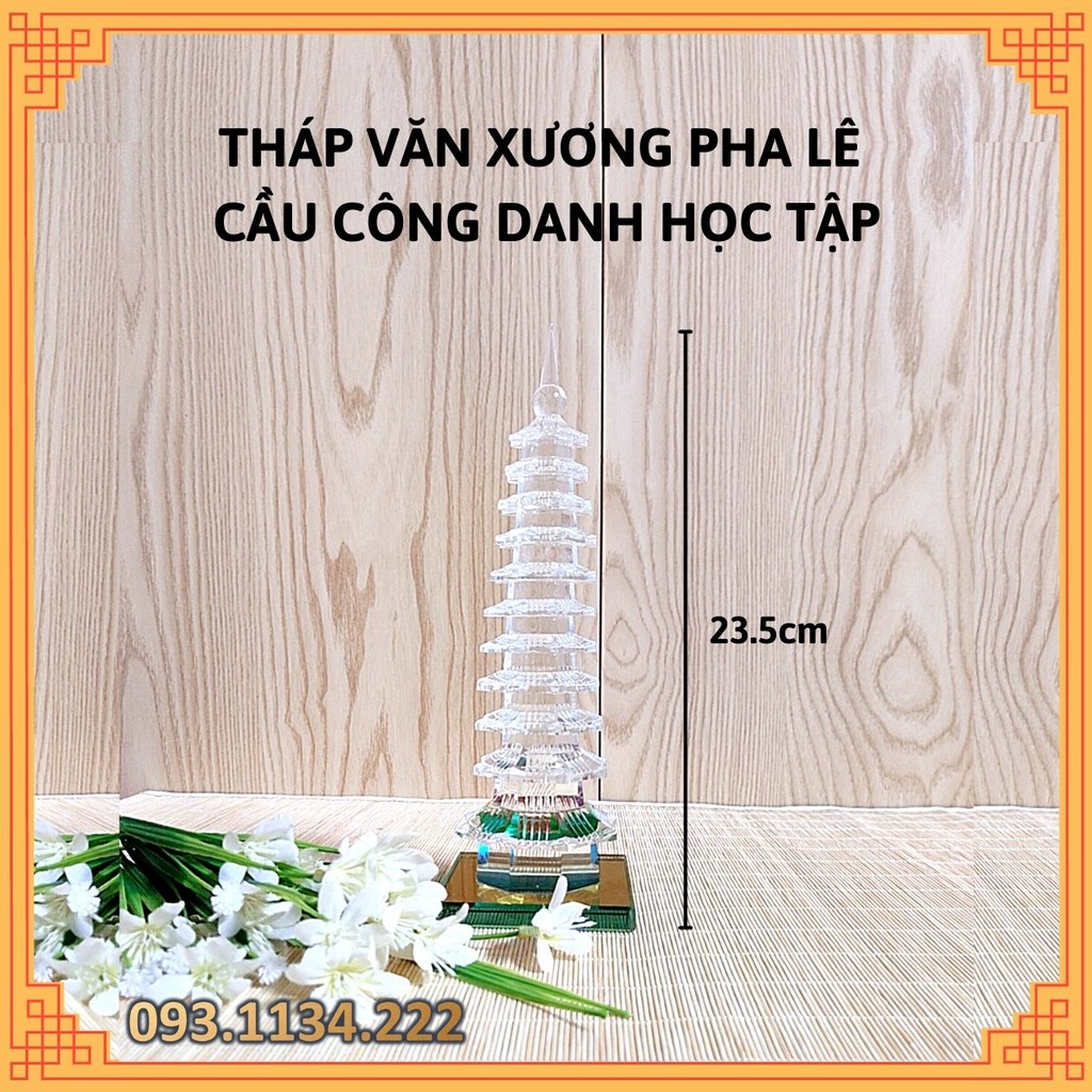 Tháp văn xương pha lê 7 tầng 9 tầng 11 tầng 13 tầng