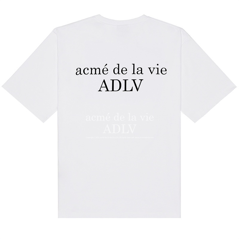 Áo Thun Cotton Tay Ngắn Dáng Rộng In Hình Gấu Acme-de-Lie 6 Màu Tùy Chọn Cho Nam Và Nữ