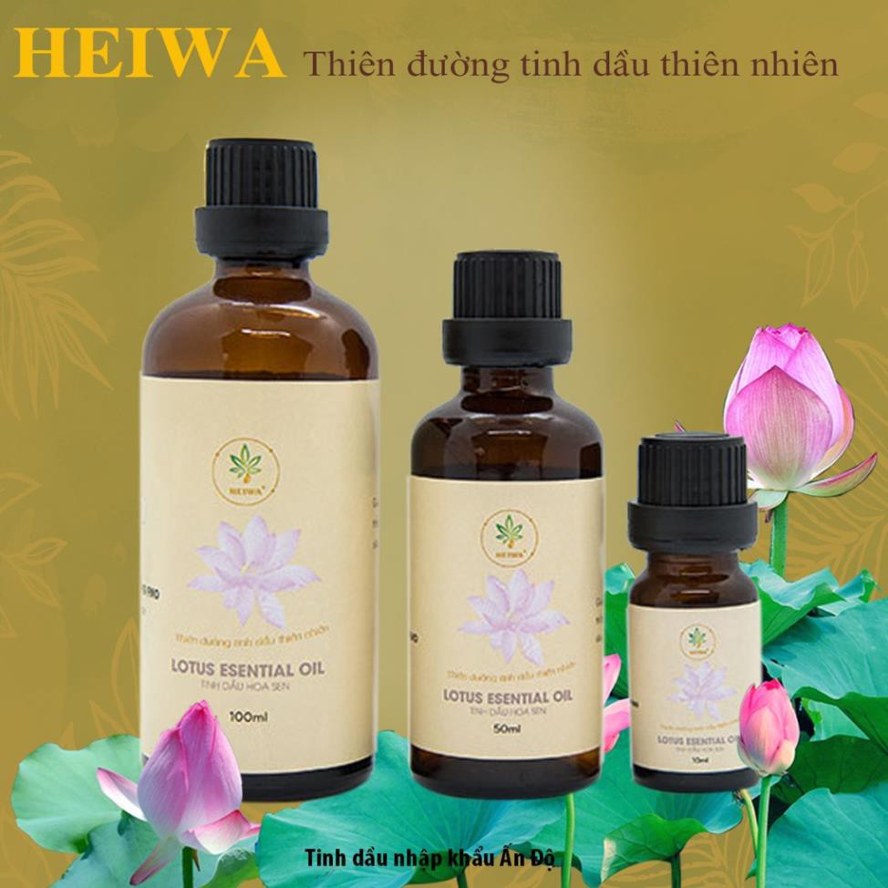 [GIẢM GIÁ]Tinh dầu Hoa Sen nguyên chất 100ML thương hiệu HEIWA nhập khẩu Ấn Độ -HN