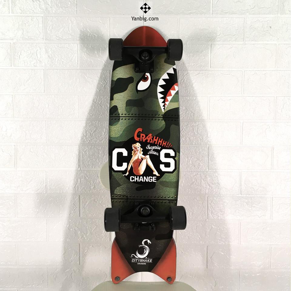 ⭐️Ván Trượt Cruiser Bape Có Đá Lửa VTCB01⭐️