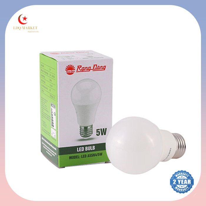 Đèn Rạng Đông LED Bulb bóng tròn ChipLED SAMSUNG, 2 năm bảo hành, 3W, 5W, 7W, 9W, 12W, 15W, 20W CHÍNH HÃNG