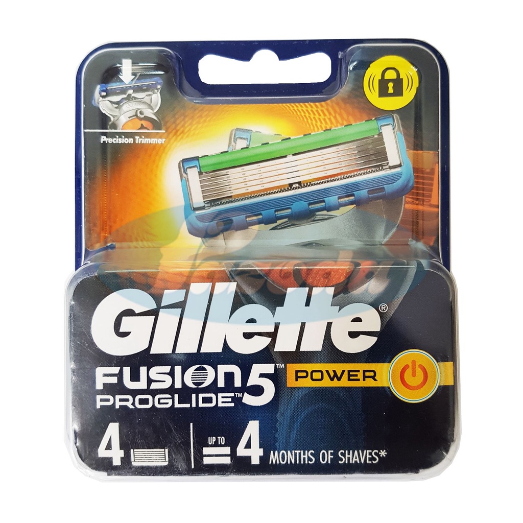 Hộp lưỡi dao cạo râu Gillette 5 lưỡi Fusion/Proglide/Proshield