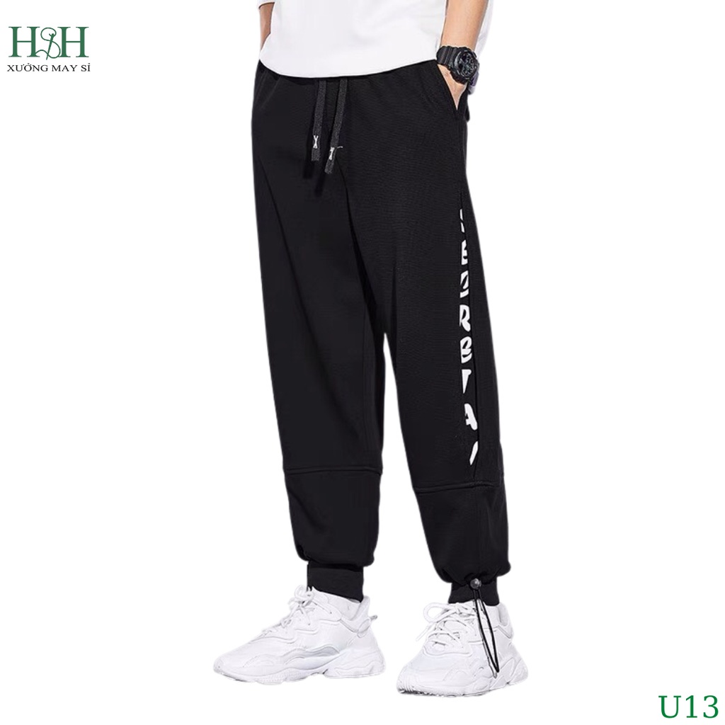 Quần jogger nam nữ, quần dài chất liệu nỉ cao cấp phong cách trẻ trung H&amp;H