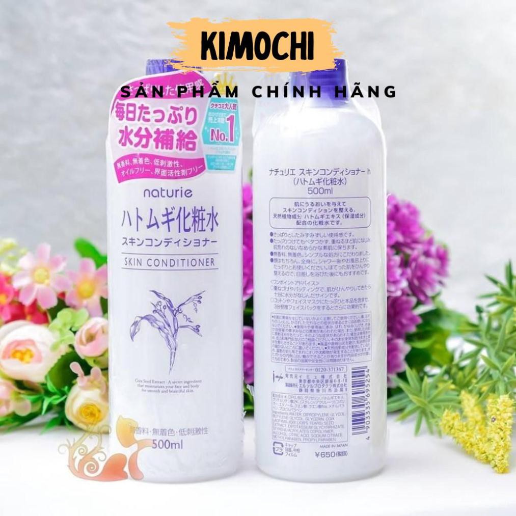 NƯỚC HOA HỒNG Ý Dĩ Hatomugi  500ML