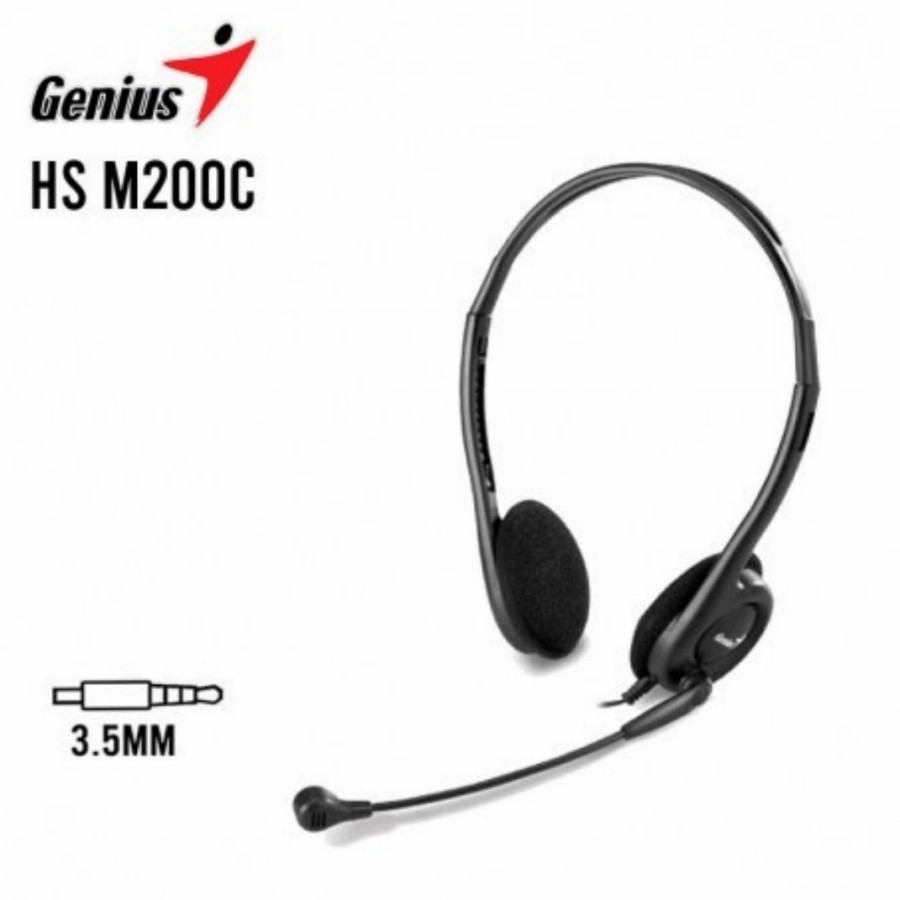 Tai Nghe Nhét Tai Genius Hs-M200C Pc Siêu Nhẹ Có Mic