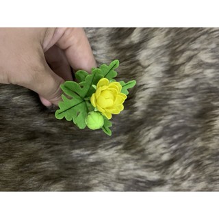 bụi hoa mini thủ công bằng đất sét