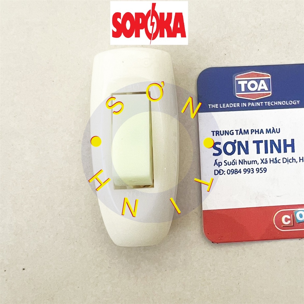 Công tắc treo, điện bật dạ quang SOPOKA NDQ