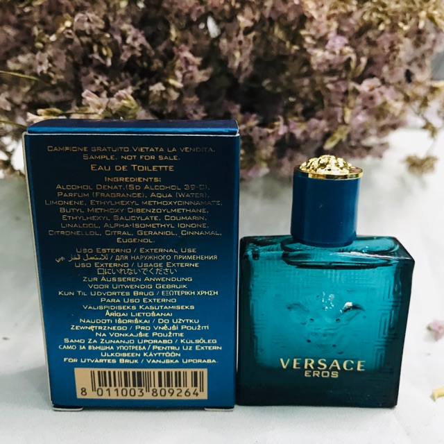 [Bill Mỹ][Tặng Kèm Quà]Nước Hoa Mini Nam Chính Hãng Versace Eros for Men EDT 5ml | Thế Giới Skin Care