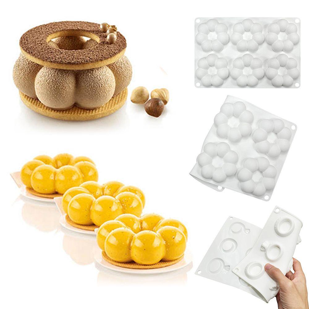 LEISURE Khuôn Làm Bánh / Xà Phòng / Sô Cô La Hình Hoa 3D