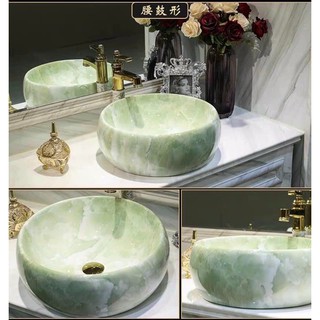 Chậu rửa lavabo bàn đá - c21