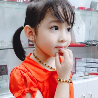 Vòng hổ phách cho bé - jedo HPVC01