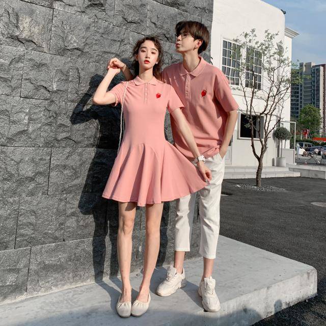 Đầm polo Thời Trang Mùa Hè 2021 Mới Mẻ Cho Cặp Đôi