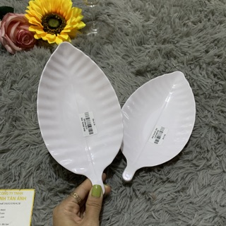 Dĩa Nhựa Hình Chiếc Lá DL 26-27-28-29, Dĩa Đựng Thức Ăn Nhựa Melamine Dày Dặn, Sáng Bóng, Cao Cấp Mta-Mart