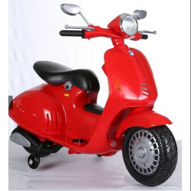 Xe máy điện vespa cho bé chạy điện có nhạc