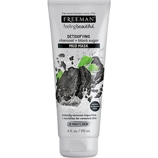 Mặt nạ Freeman Charcoal and Black Sugar Polishing Mud Mask thanh lọc da 175ml