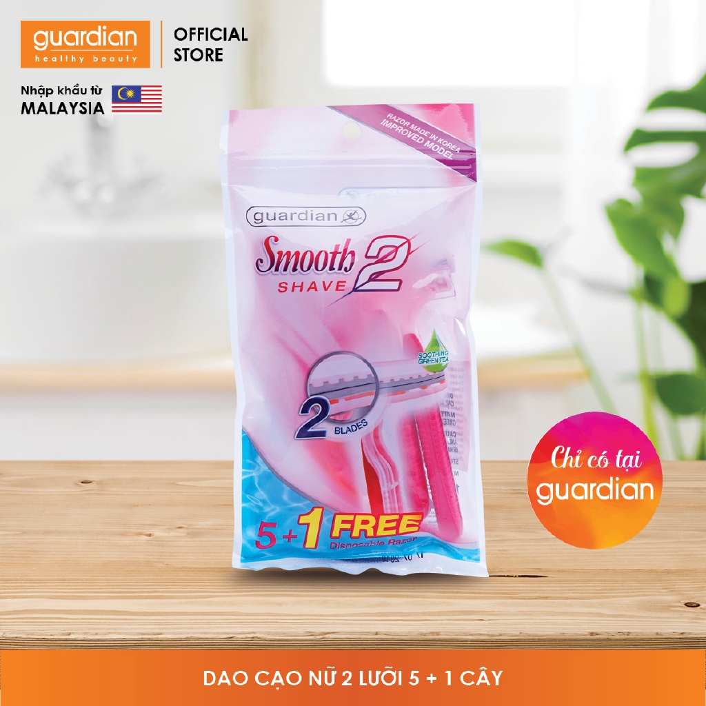 Dao cạo nữ Guardian 2 lưỡi – 5 + 1 cây