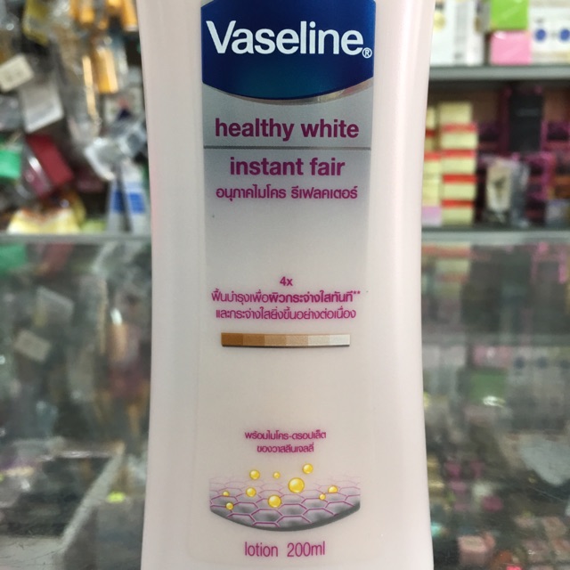 Sữa dưỡng thể làm trắng da Vaseline Healthy White Instant Fair 200ml