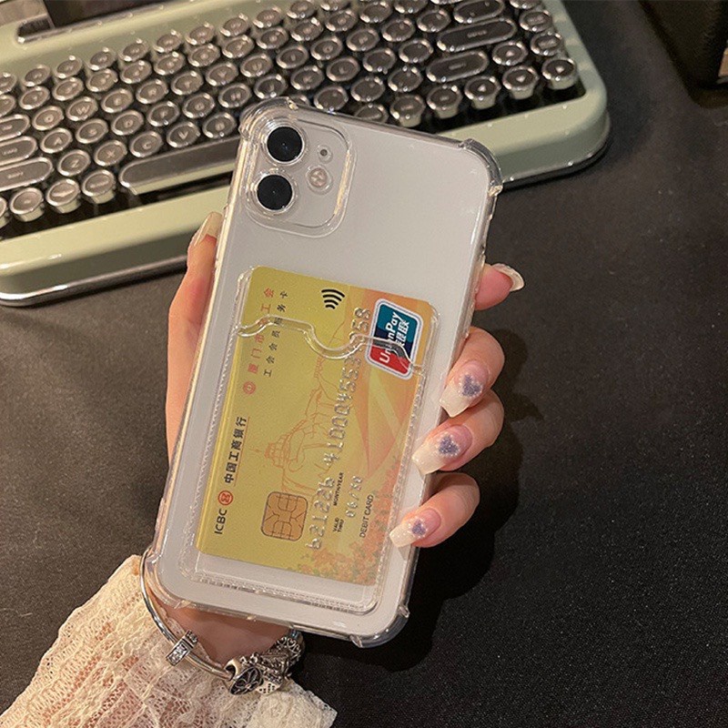 Ốp lưng iphone TRONG VÍ ĐỰNG THẺ 7/8Plus/X/XS/XsMax/11/12/13/14Promax