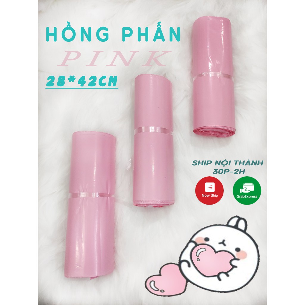 Hồng Phấn 28*42 CM (RẺ NHẤT SHOPEE) ,Túi Gói Hàng Túi Niêm Phong xưởng Sản xuất  &lt;Giá Xưởng&gt; - Loại 1