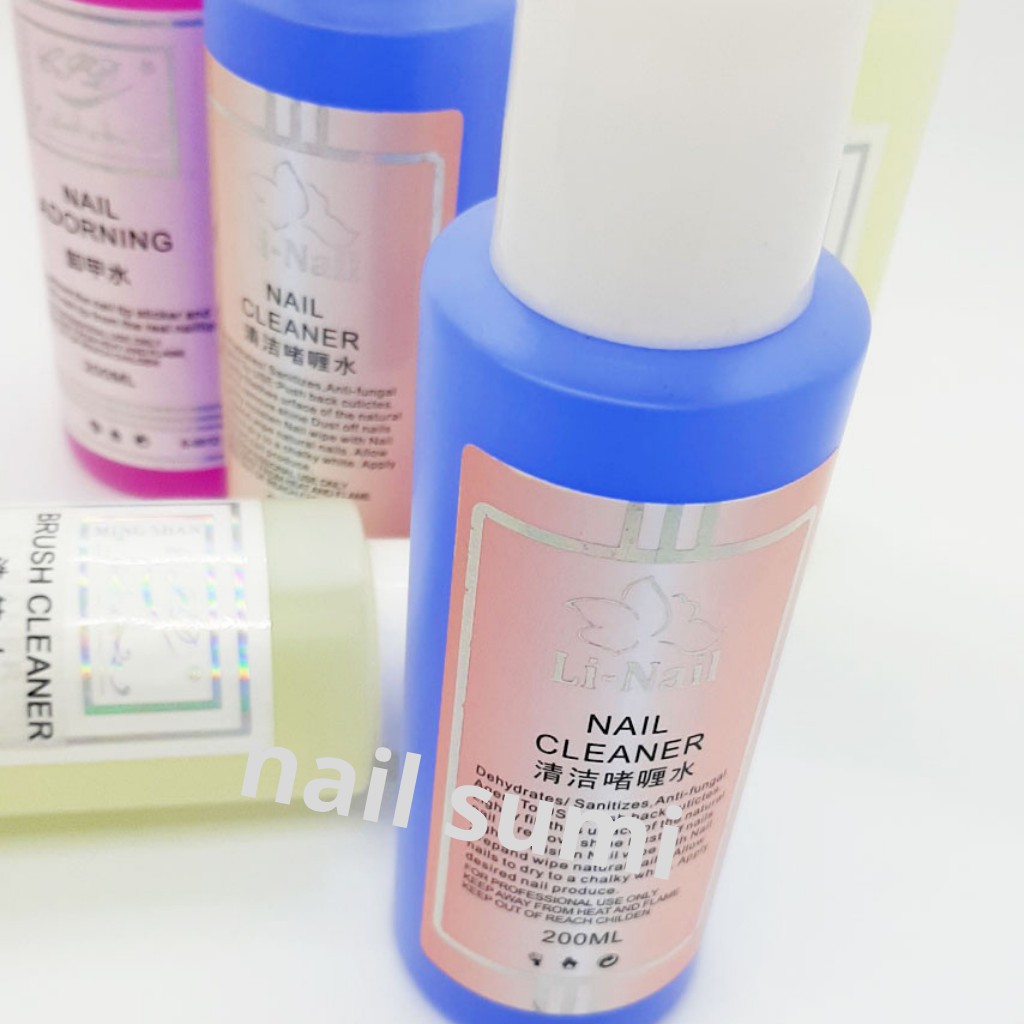 Nước lau gel Li-nail chính hãng 200ml có mùi thơm