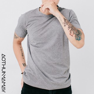 Áo Thun Xám Mạ May (Xám Đậm)