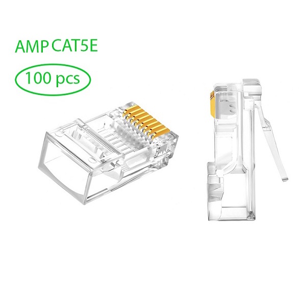 Hạt mạng AMP RJ45 cat5 100h/ hộp