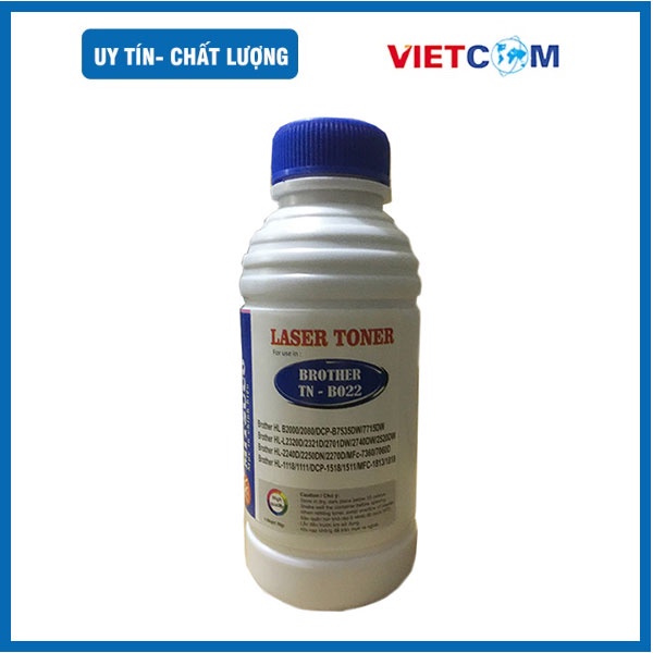 Mực chai Brother TN B022/2260, TN B022/B2000 (Chống bám gạt) (nắp đen)