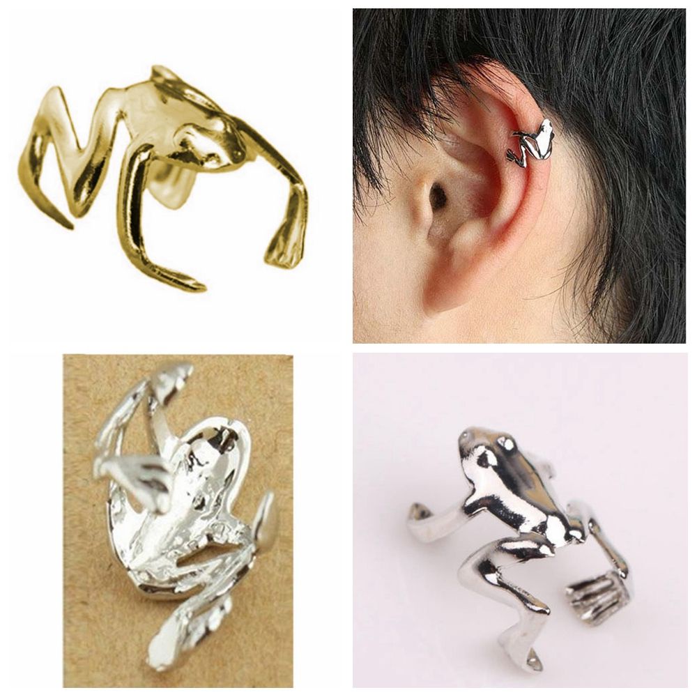 Hoa Tai Hình Chú Ếch Cá Tính Thời Trang|Khuyên Vành Tai Nhiều Màu Sắc Cá Tính Độc Đáo|Khuyên Tai Nhiều Màu Sắc Thời Trang