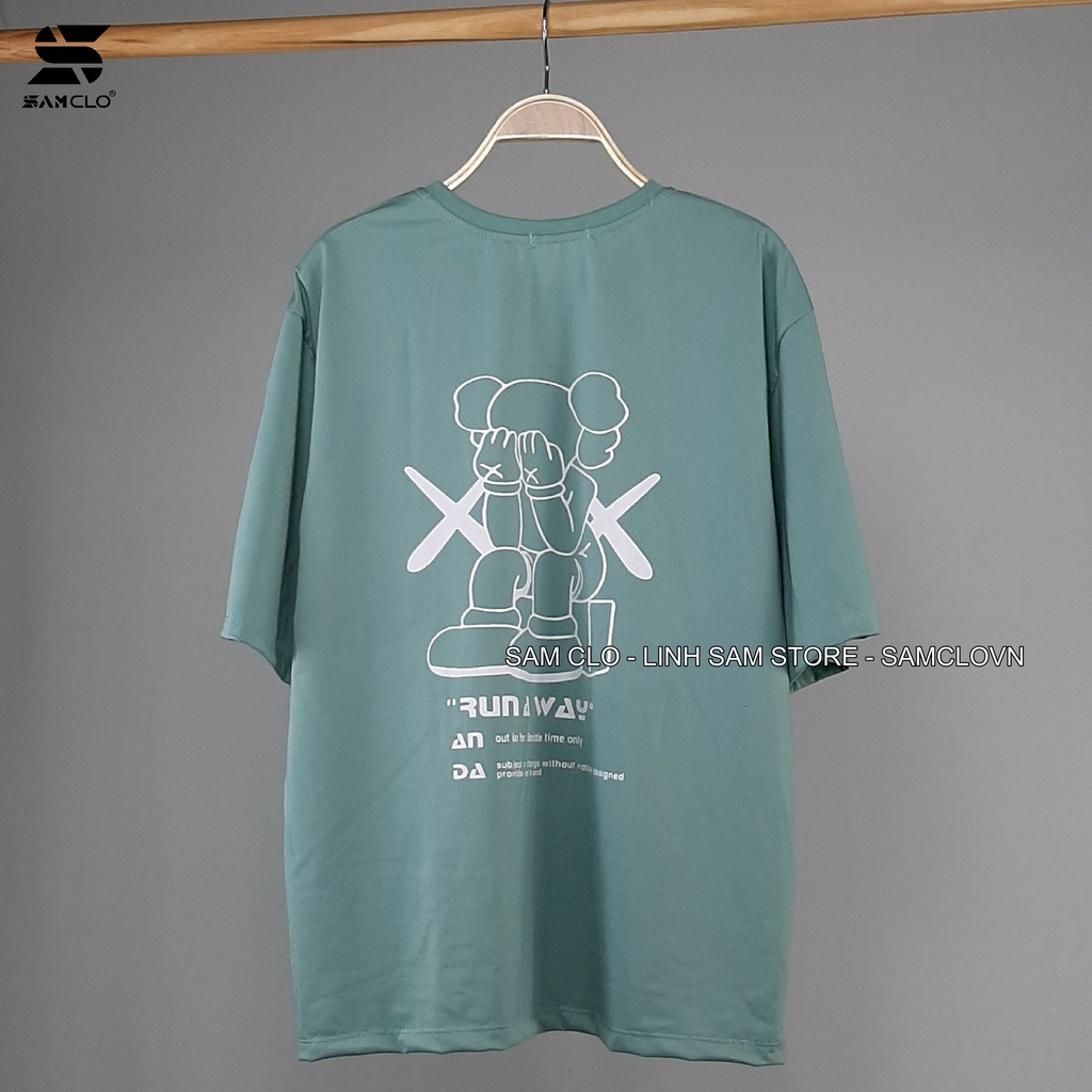 Áo thun tay lỡ nữ SAM CLO freesize phông form rộng dáng Unisex - mặc cặp, nhóm, lớp in hình CÔ GÁI x fun a way
