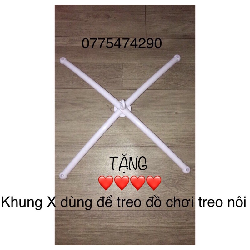 SIÊU SALE MUA 1 TẶNG 1❤_ Top 10 Mẫu Treo nôi đen trắng + màu sắc cho bé từ 0m  nhất